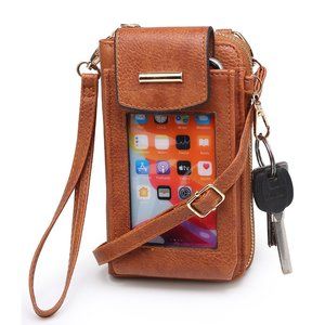Cell Phone Crossbody Purse/Wristlet with Window